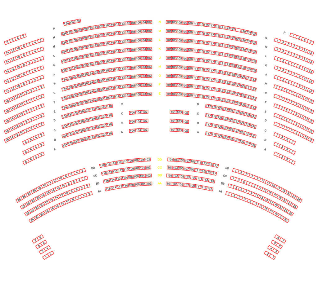 Venue & Seating Chart Reading Symphony Orchestra